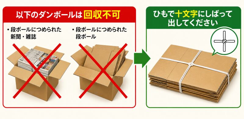 ダンボールの出し方